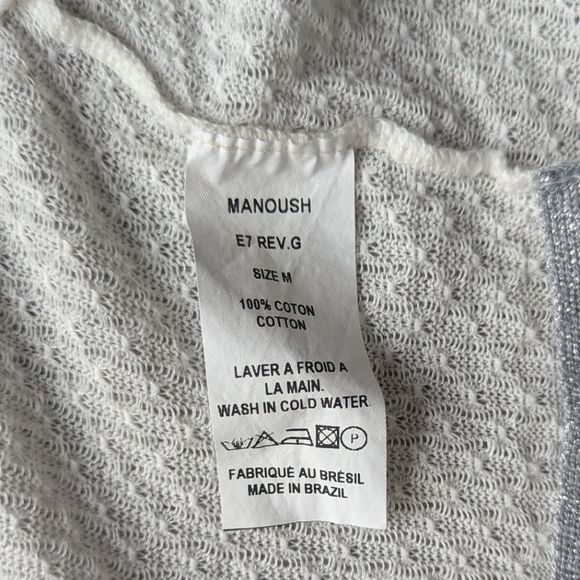 Cute Girly White Cardigan Manoush - Picture 5 of 8